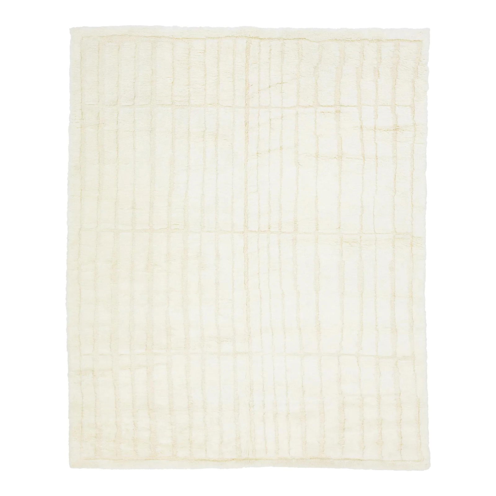 Handmade Moroccan Wool Rug 8' x 10' Ivory Safi Collection (1 of 10)