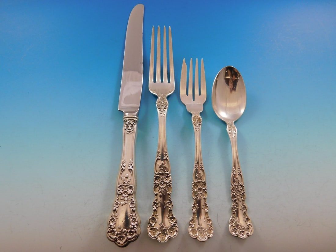 Gorham Buttercup Sterling Silver 4-Piece Dinner Place Setting (1 of 4)