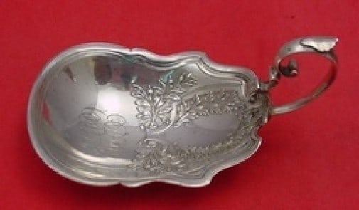 Durgin Du Barry Sterling Silver Candy Dish with Handle 4 x 3 (1 of 9)