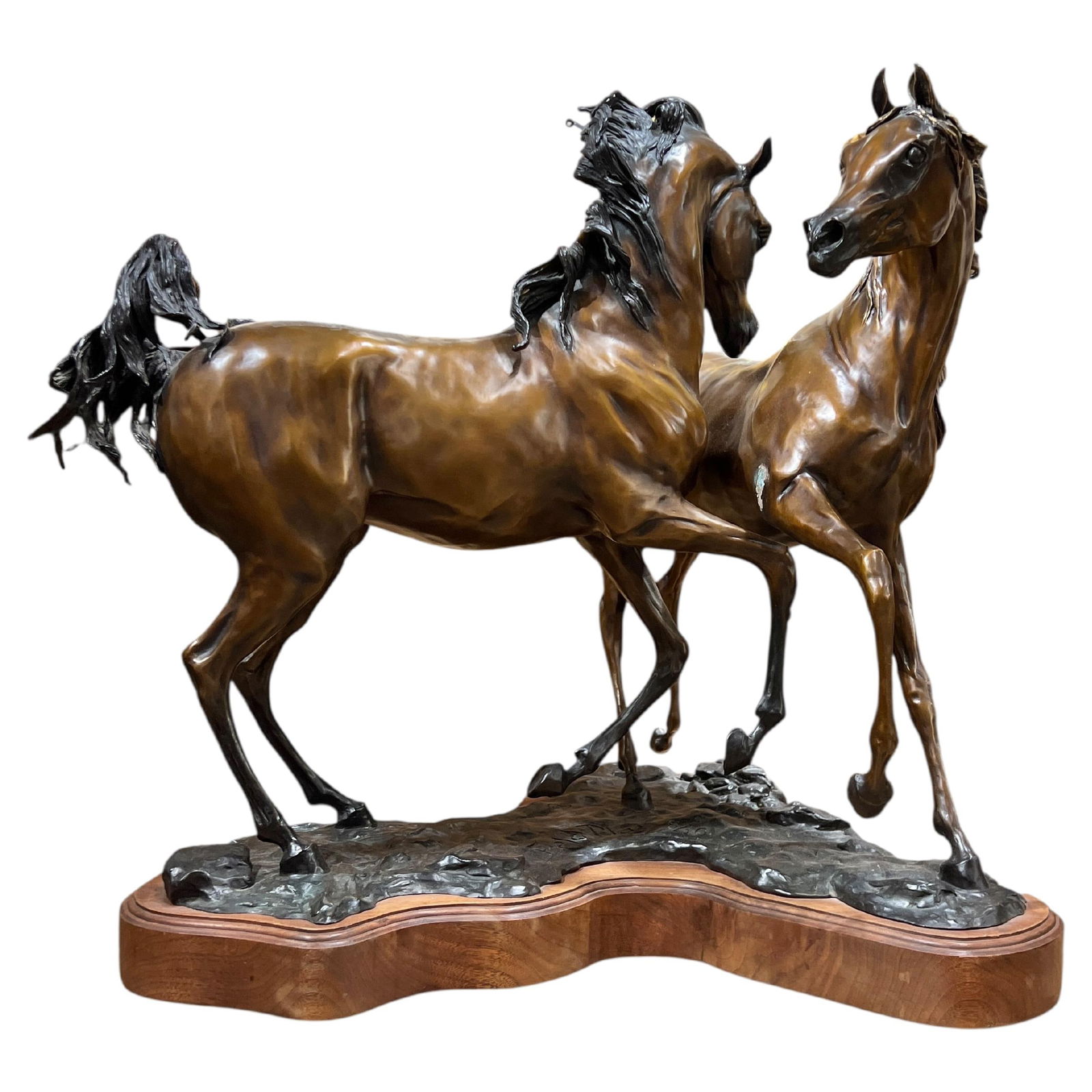 Field Play bronze horse sculpture by Carol Cunningham limited edition 8 of 10 (1 of 13)