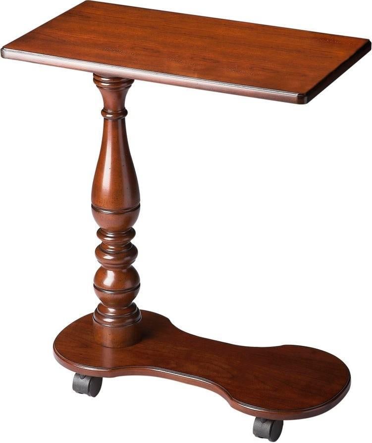 Butler Mabry Mobile Tray Table Cherry Veneer with Casters (1 of 1)