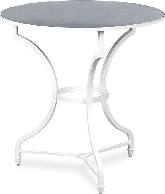 Woodbridge Ardsley Metal Lamp Table with Circular Mirror Top (1 of 4)