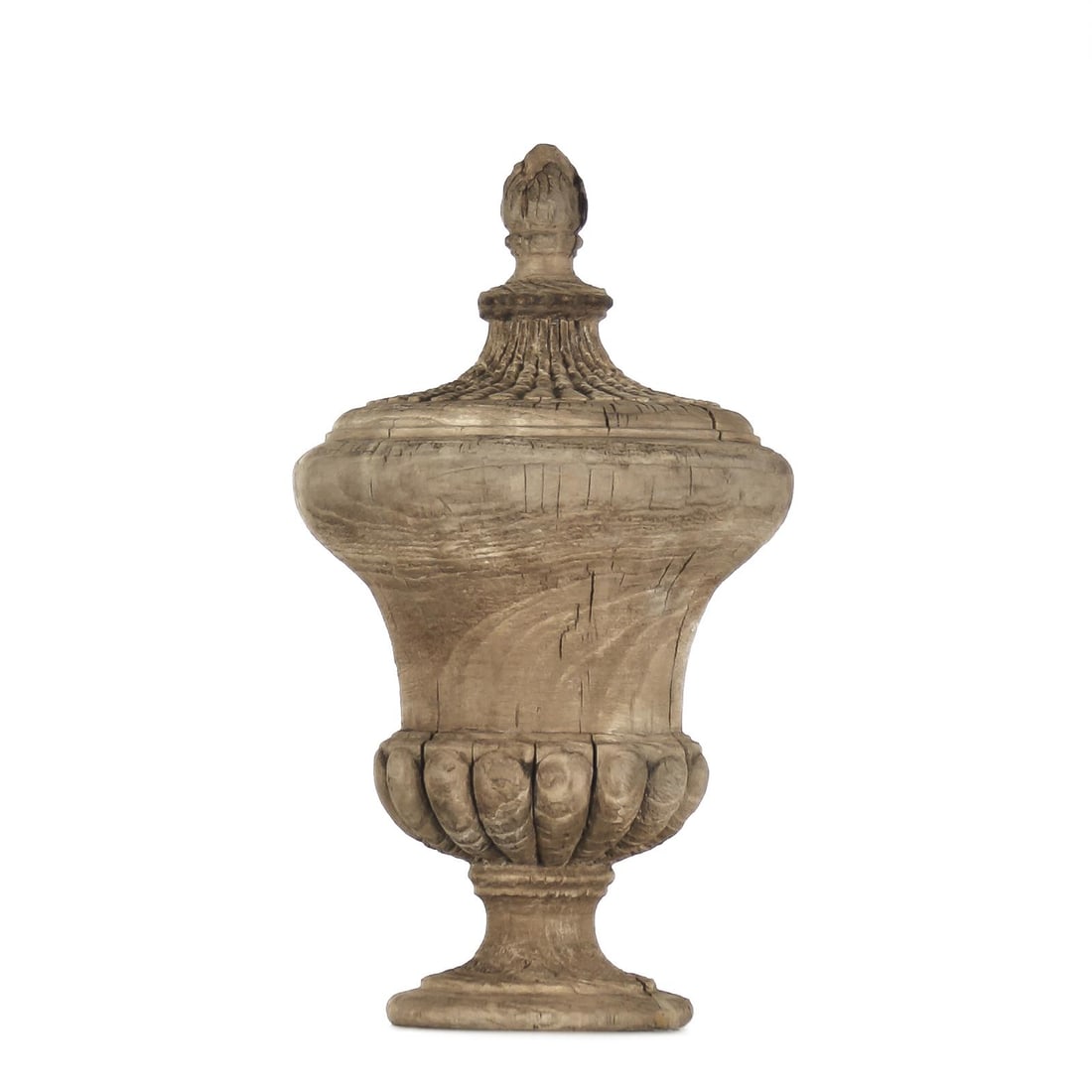 Zentique Chestnut Poplar Urn Finial English Traditional 21 Inches (1 of 1)