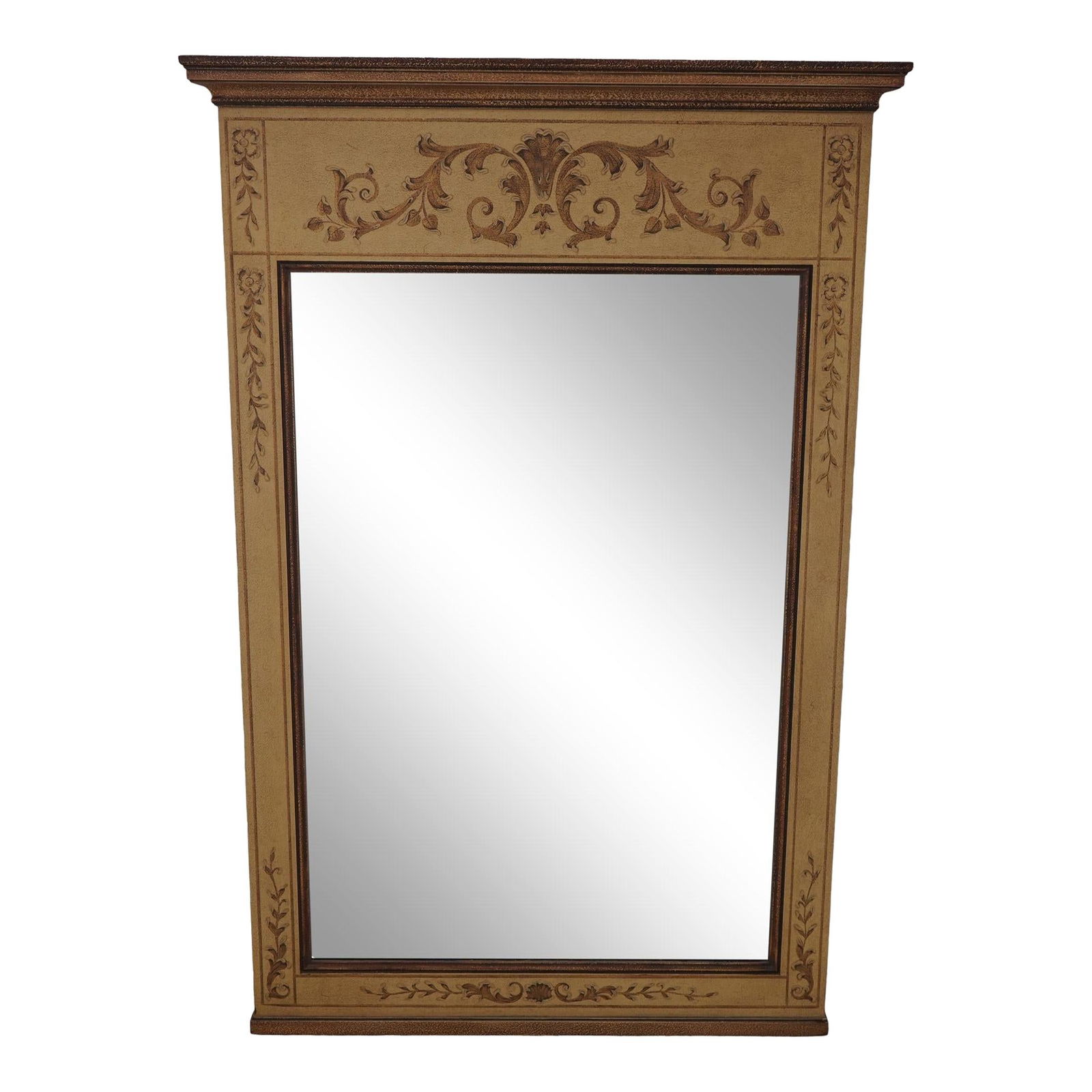 John Widdicomb Gold Neoclassical Wall Mirror 35 x 52 Elegant Design: John Widdicomb Gold Neoclassical Wall Mirror 35 x 52 Elegant Design This stunning John Widdicomb wall mirror showcases a beautiful Neoclassical design, reflecting quality craftsmanship with its origin