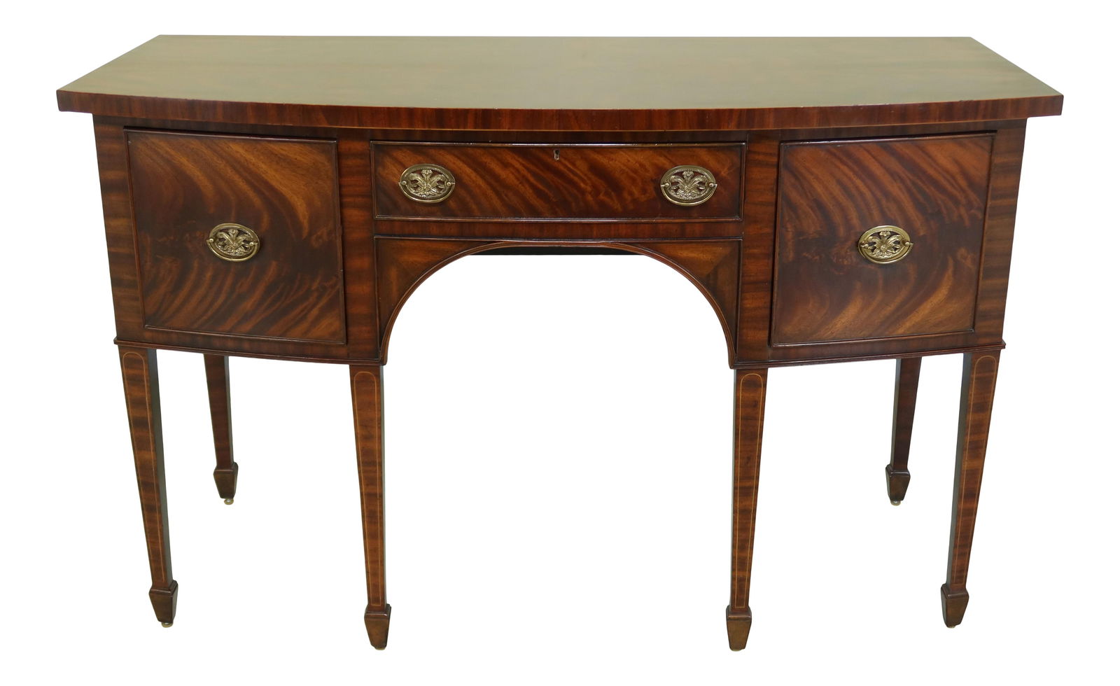 Maitland Smith Federal Style Figural Mahogany Sideboard 60 x 26.5 x 38.5 (1 of 10)