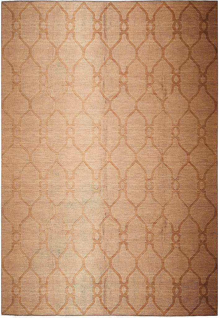 8 x 11 Hand-Tufted Beige Brown Area Rug Modern Design (1 of 12)