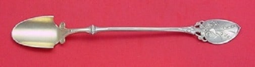 Gorham Lily aka 88 Sterling Silver Cheese Scoop Goldwashed Frosted 9 1/4" (1 of 1)