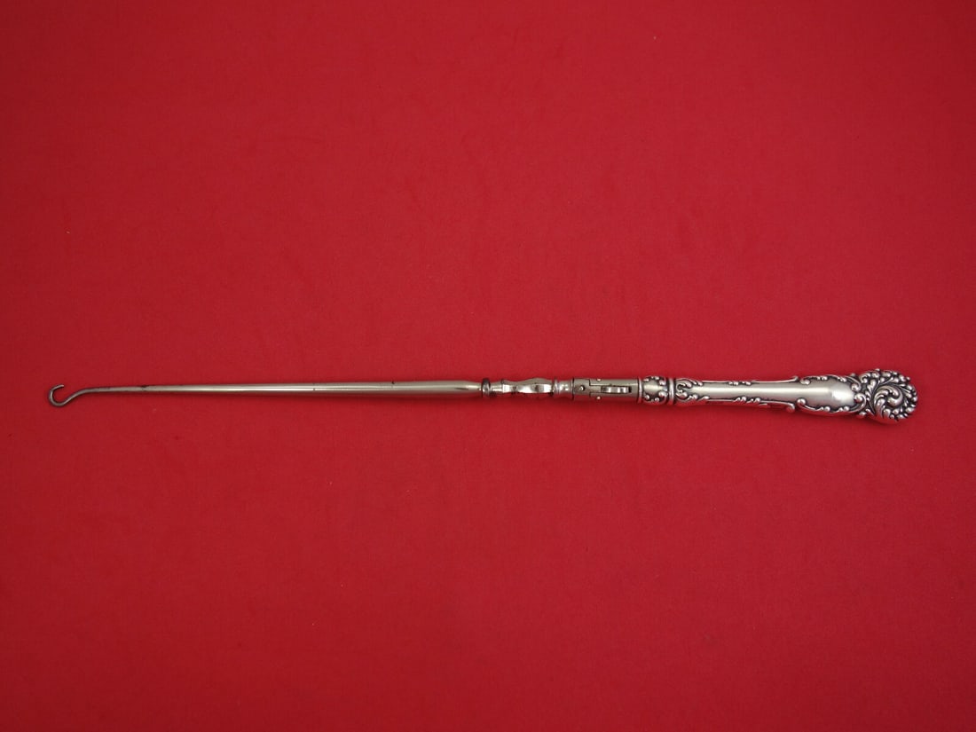 Rare 12 Inch La Reine Sterling Silver Boot Hook by Reed and Barton (1 of 4)