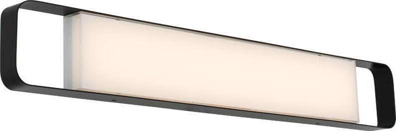 Kalco 34 Inch Matte Black LED Bath Light Dimmable Indoor: Kalco 34 Inch Matte Black LED Bath Light Dimmable Indoor Illuminate your bathroom with this Stylish Matte Black 34" LED Bath Light, designed for both functionality and elegance. Featuring a sleek matt