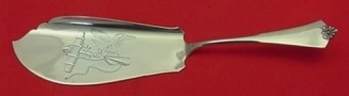 Gorham Fleur De Lis Sterling Silver Fish Server 11 5/8" Eagle Anchor (1 of 1)