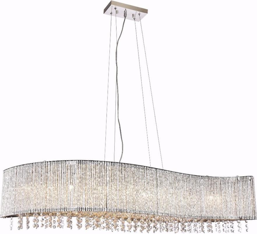 Elegant Lighting Influx 8-Light Chrome Crystal Pendant Fixture (1 of 1)