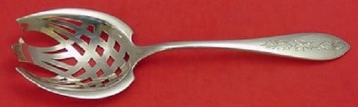 Towle Sterling Silver Madame Lafayette Vegetable Fork 9 3/4" Monogrammed (1 of 1)