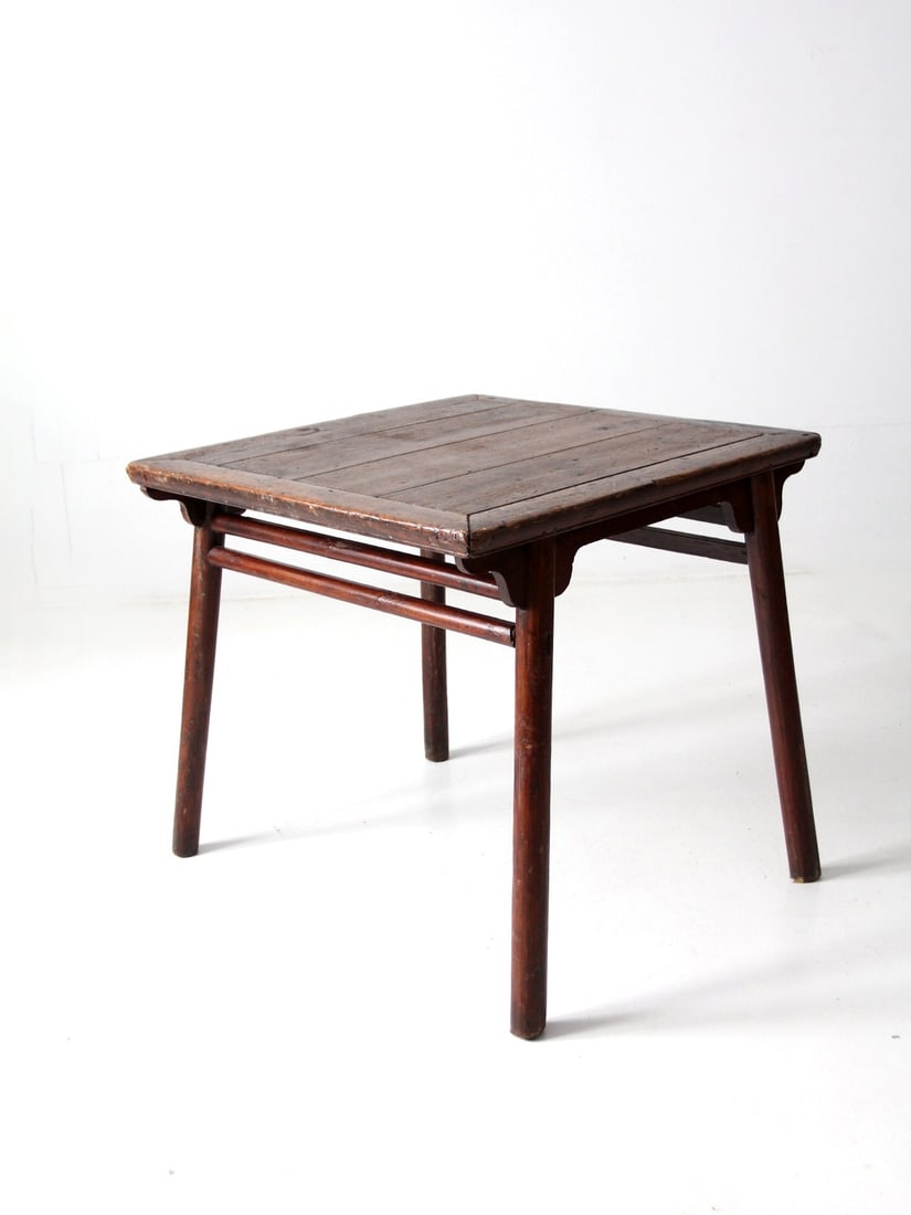 19th Century Antique Chinese Table with Carved Spandrels (1 of 16)