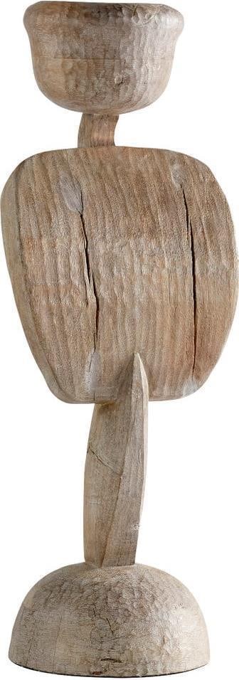 Cyan Abstract Chakra Wood Sculpture in Weathered Gray 40x14x14: Cyan Abstract Chakra Wood Sculpture in Weathered Gray 40x14x14 Transform your living space with this stunning abstract wood sculpture, showcasing a unique Chakra design. Crafted from high-quality wood