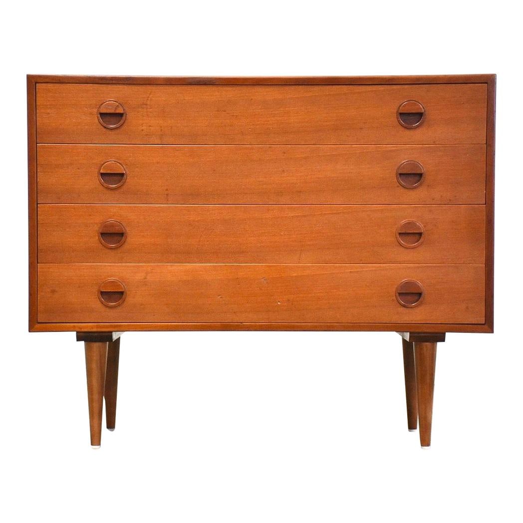 Mid Century Danish Teak Dresser Four Drawers (1 of 8)