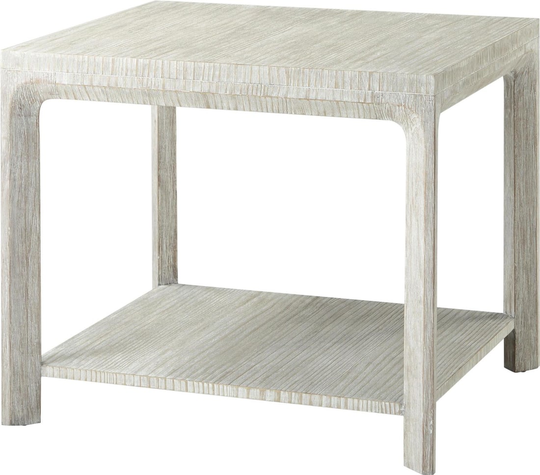 Theodore Alexander Sea Salt Pine Accent Side Table: Theodore Alexander Sea Salt Pine Accent Side Table Introducing the Elegant Sea Salt Pine Accent Table, a stunning addition to your home decor. This versatile side table features a beautiful sea salt f