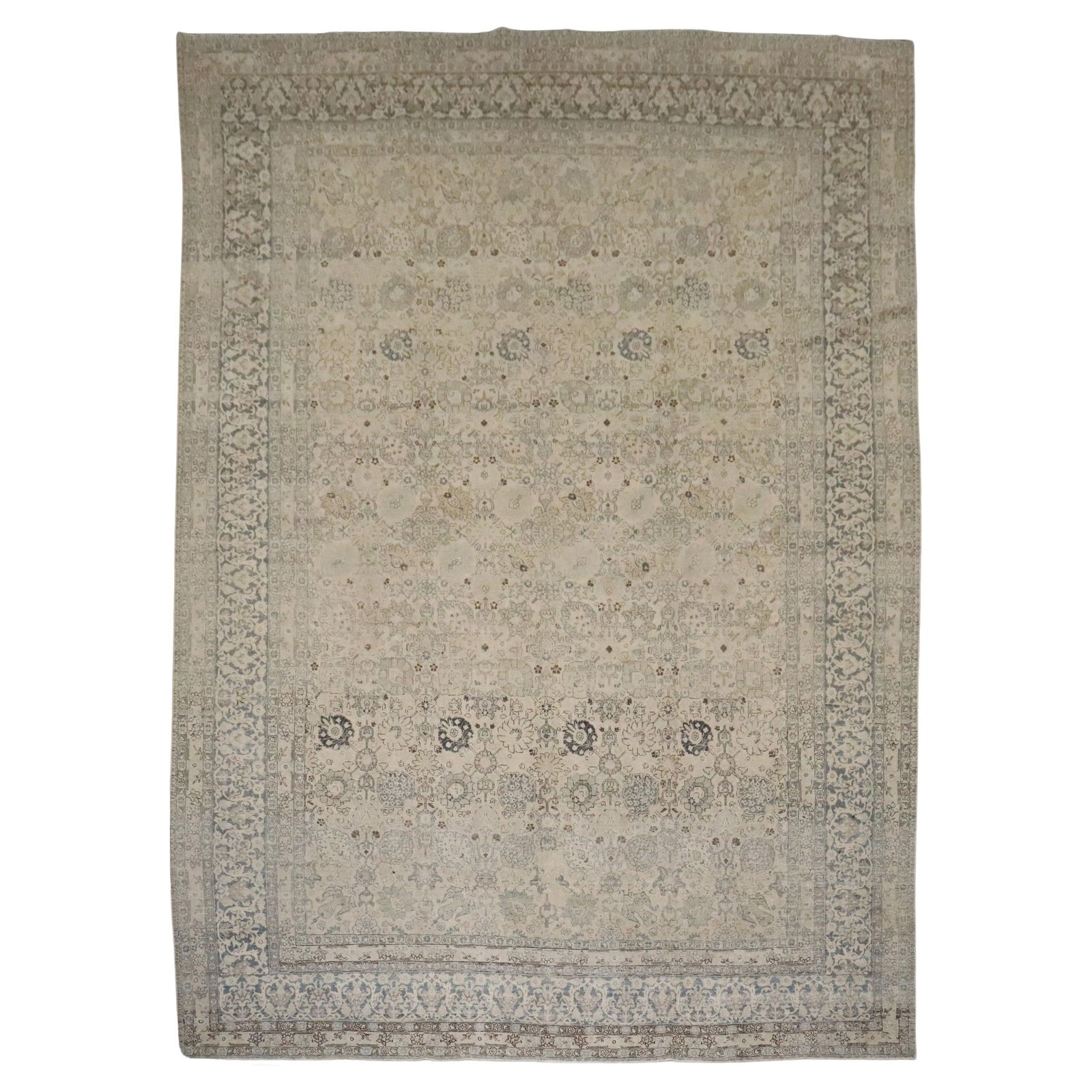 Large Early 20th Century Persian Tabriz Wool Rug 127 x 184 in (1 of 9)