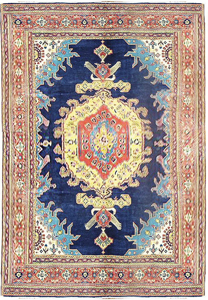 10' x 13' Navy Blue Persian Weiss Ardabil Rug Handmade Geometric Design: 10' x 13' Navy Blue Persian Weiss Ardabil Rug Handmade Geometric Design Free continental US Shipping Enhance your living space with the timeless elegance of the 10' x 13' Geometric Navy Blue Persian W