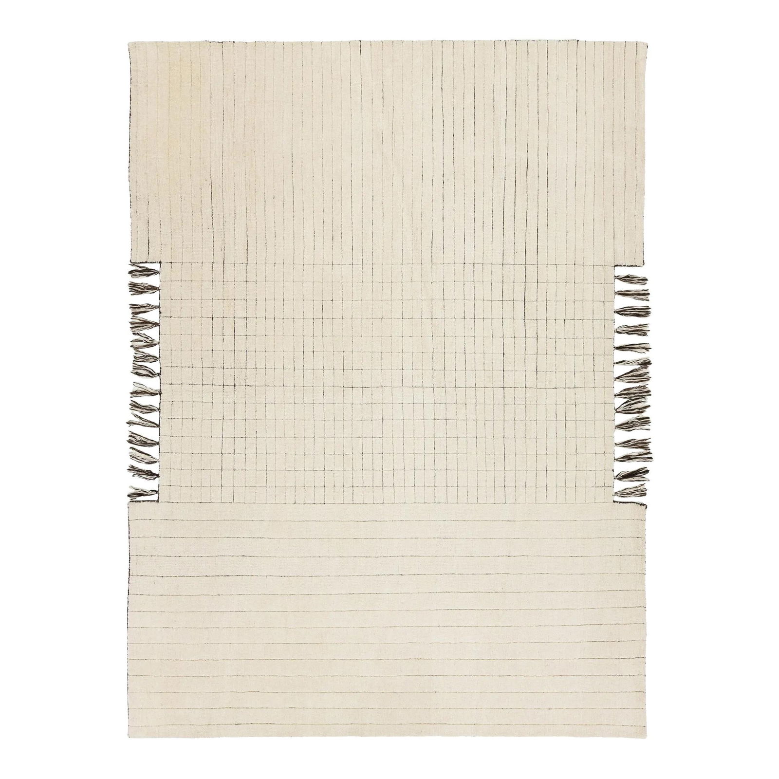 9 x 12 Hand-Knotted Moroccan Beige Wool Rug Geometric Design: 9 x 12 Hand-Knotted Moroccan Beige Wool Rug Geometric Design Elevate your living space with this exquisite hand-knotted Moroccan wool rug. Featuring an elegant beige background adorned with striking b