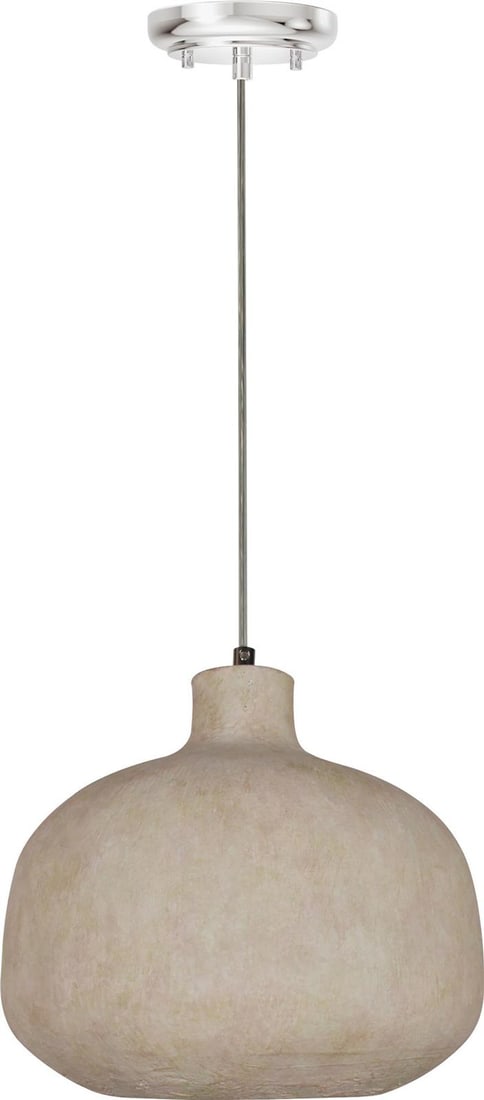 Vintage Style Vyola Pendant Light Alabaster Finish (1 of 3)