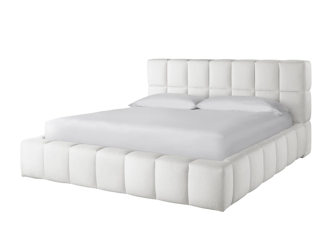 Universal Colina Bed Queen Canberra Ivory Antique Style: Universal Colina Bed Queen Canberra Ivory Antique Style Introducing the Colina Bed in a serene Canberra Ivory finish, designed to evoke a sense of tranquility in your bedroom. Crafted in an antique or