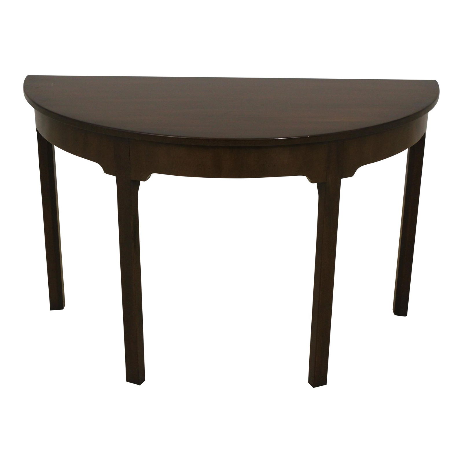 Kittinger Colonial Williamsburg Chippendale Console Table Solid Mahogany 40 Years Old (1 of 10)