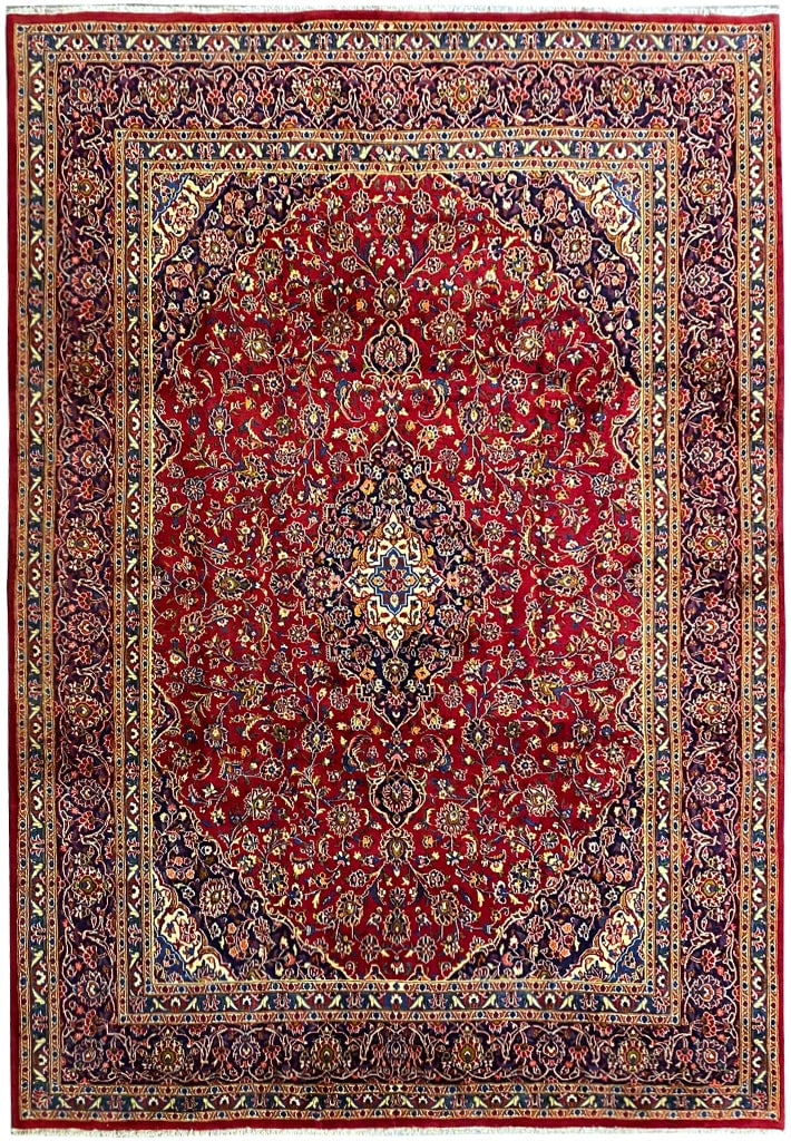 Handmade Wool Persian Carpet 9.7 x 12.9 Feet Premium Quality (1 of 9)
