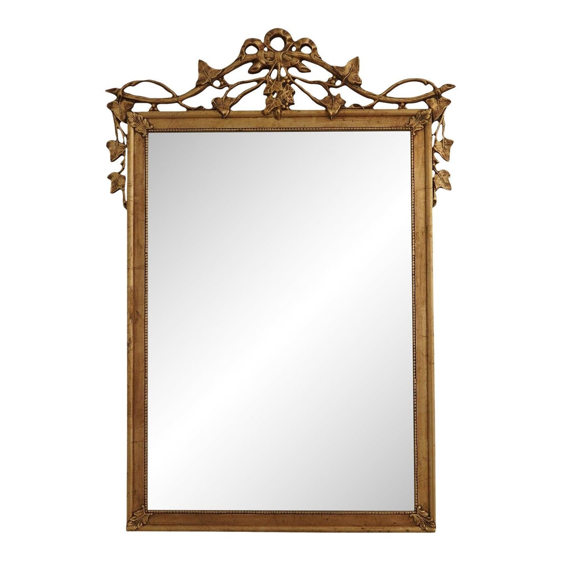 Friedman Brothers Model 1496 Regency Gold Gilt Wall Mirror 32x45.5: Friedman Brothers Model 1496 Regency Gold Gilt Wall Mirror 32x45.5 This elegant Regency style wall mirror by Friedman Brothers showcases a stunning gold gilt finish with intricate faux branch form rib