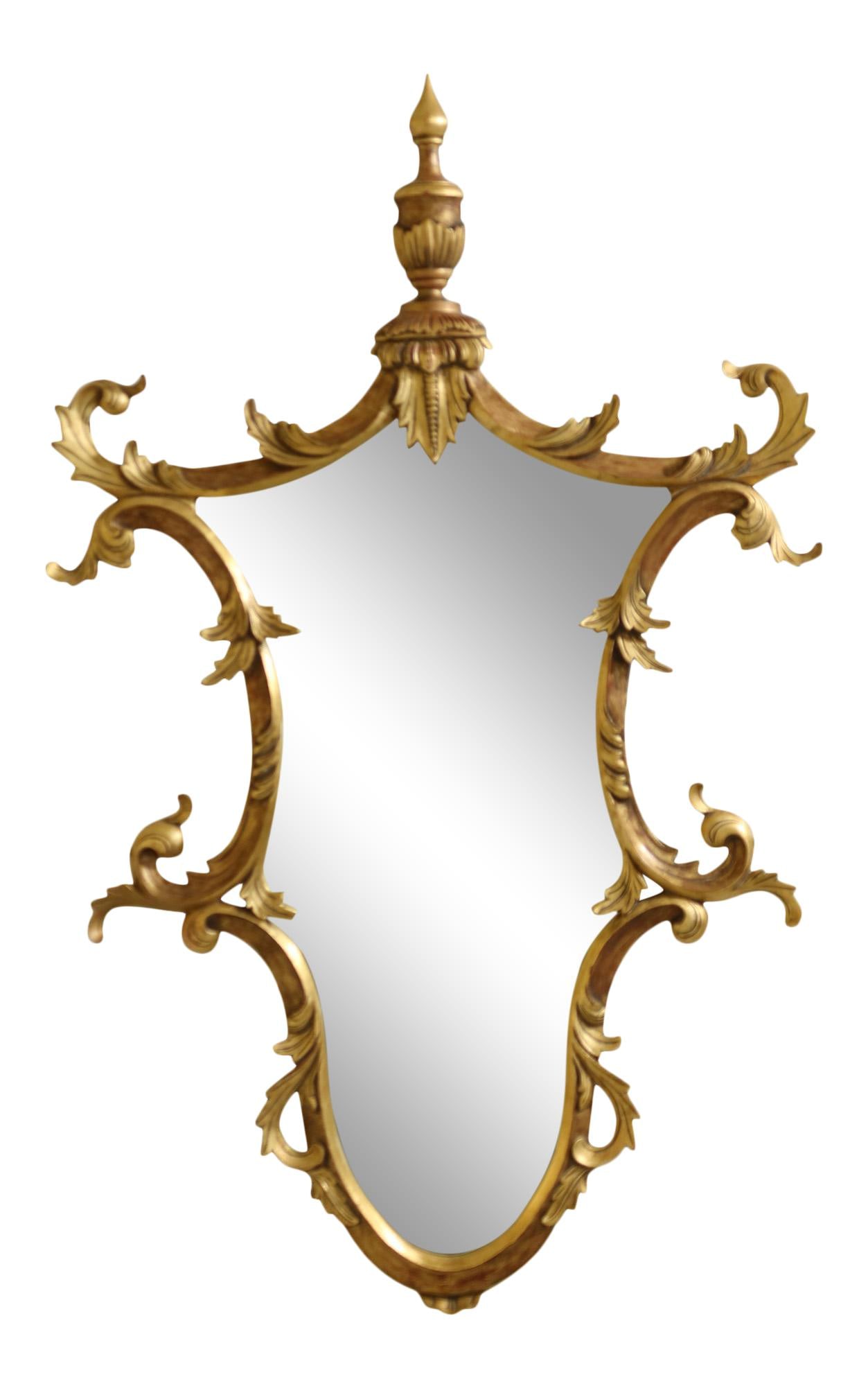 Heritage Gold Gilt Ornate Wall Mirror 33 x 52 Beveled Glass (1 of 9)