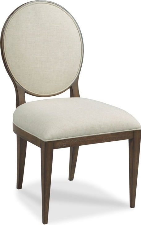 Woodbridge Ovale 18th C French Tobacco Wood Side Chair: Woodbridge Ovale 18th C French Tobacco Wood Side Chair Introducing the Elegant Tobacco Wood French Chair, a stunning addition to any decor that pays homage to the elegance of 18th-century French style