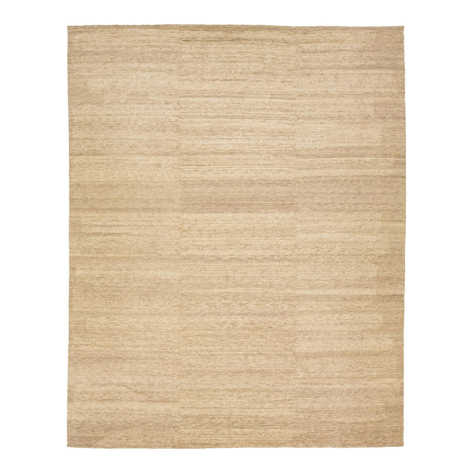 Hand-Knotted Moroccan Wool Rug 11'11 x 14'11 Light Brown (1 of 10)