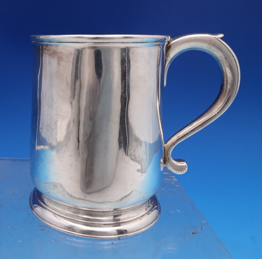 Georgian Sterling Silver Child's Mug by Humphrey Payne Circa 1730 (1 of 7)