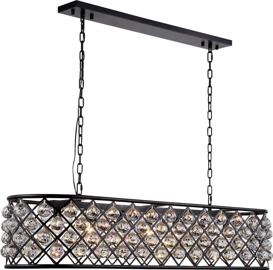 Madison Contemporary Crystal Pendant Light Clear Polished Nickel 15H 13W 50D: Madison Contemporary Crystal Pendant Light Clear Polished Nickel 15H 13W 50D Introducing the Madison's Classic Meets Modern Crystal Pendant, a stunning addition to your lighting collection. This