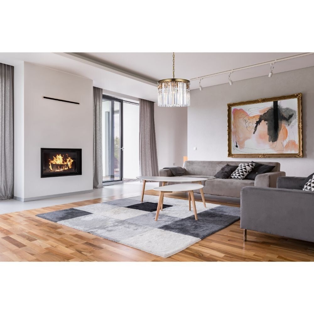 Sydney 20 Inch Satin Gold Crystal Chandelier 6-Light Modern Design: Sydney 20 Inch Satin Gold Crystal Chandelier 6-Light Modern Design Illuminate your space with this stunning satin gold crystal chandelier, perfect for dining rooms, kitchens, and more. Featuring a mod