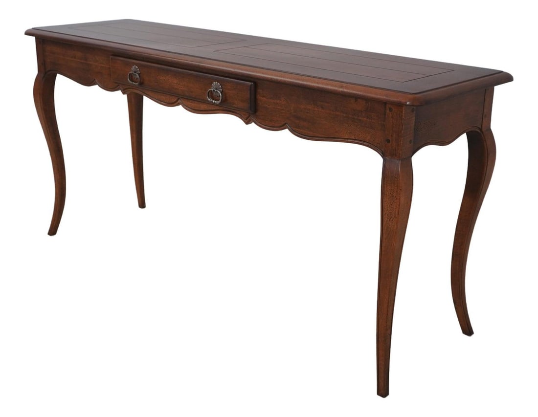 Henredon Pierre Deux Country French Walnut Console Table (1 of 10)