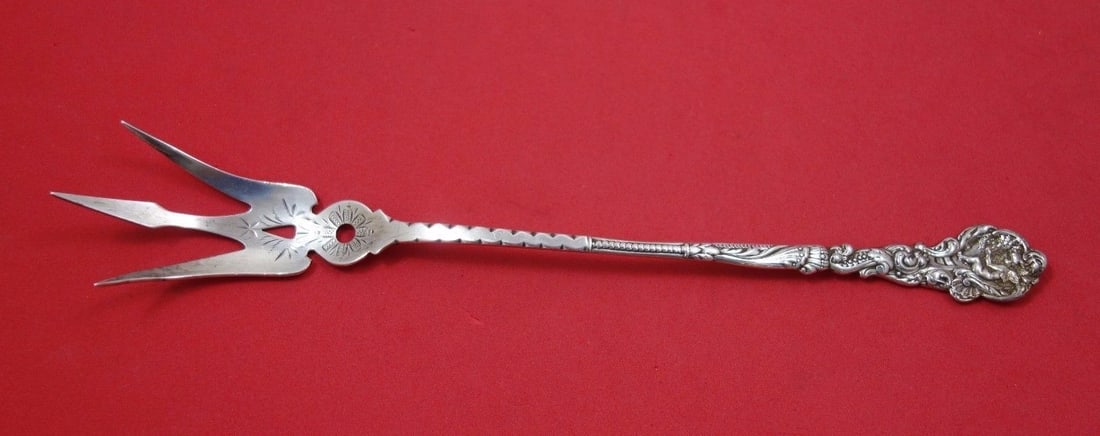 Gorham Versailles Sterling Silver 9 Inch Lettuce Fork Bright-Cut (1 of 1)