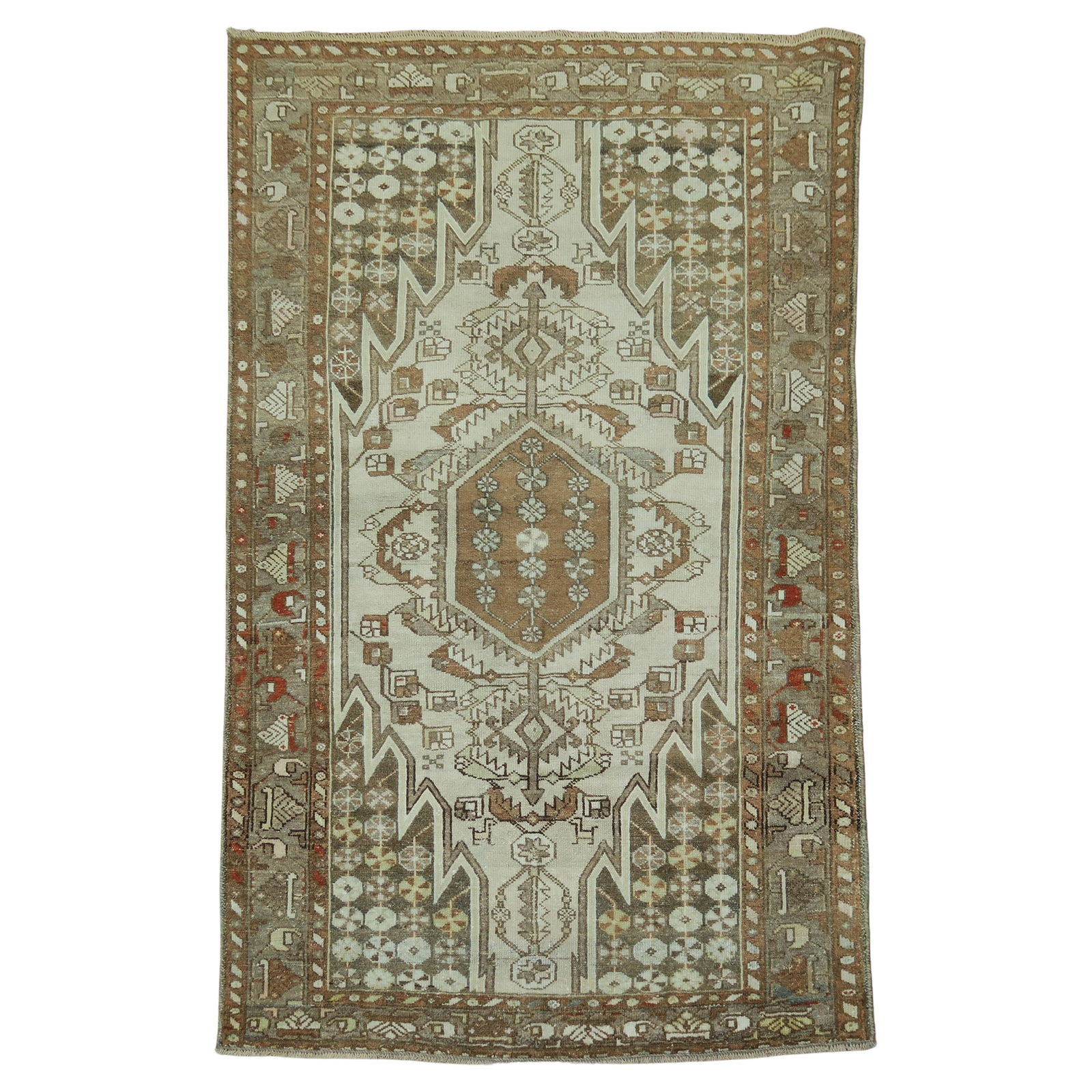 Persian Malayer Mazlagan Rug Hand-Knotted Wool 41 x 60 in (1 of 9)