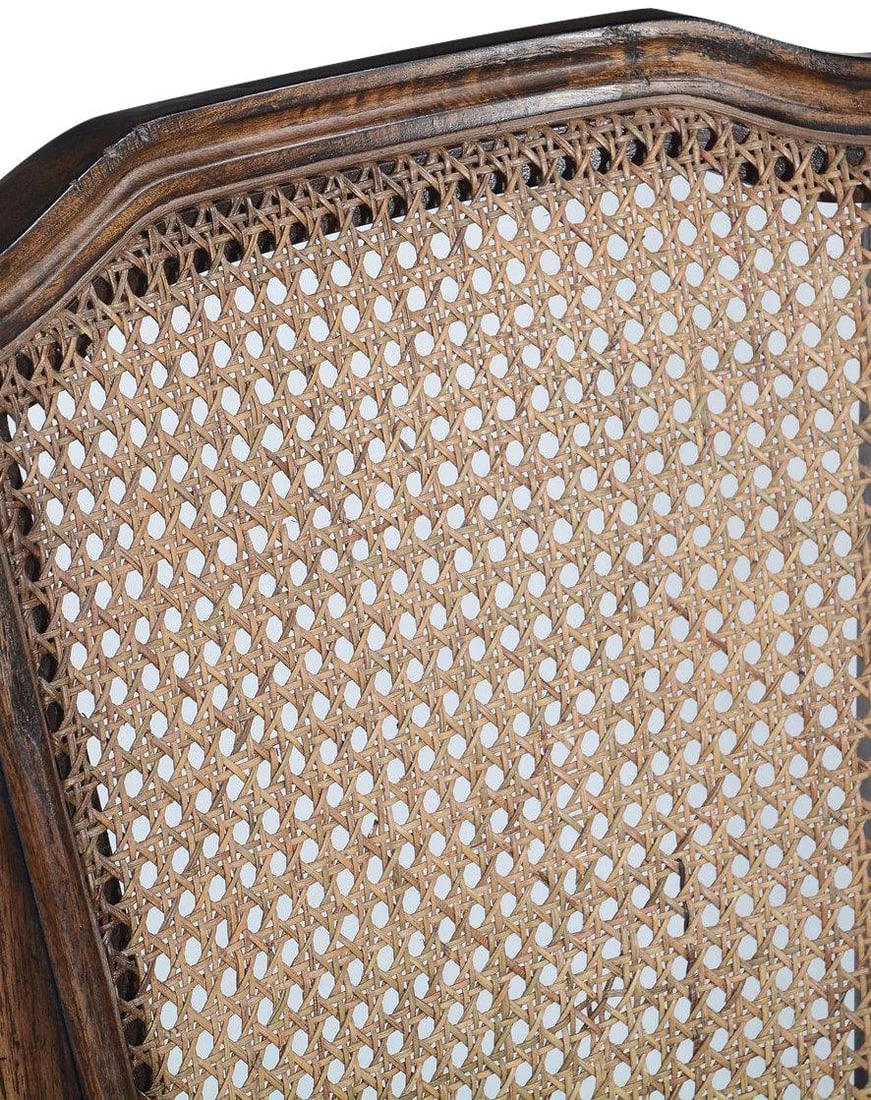 Ellen Side Chair English Traditional Cane Back Rustic Pecan (1 of 6)