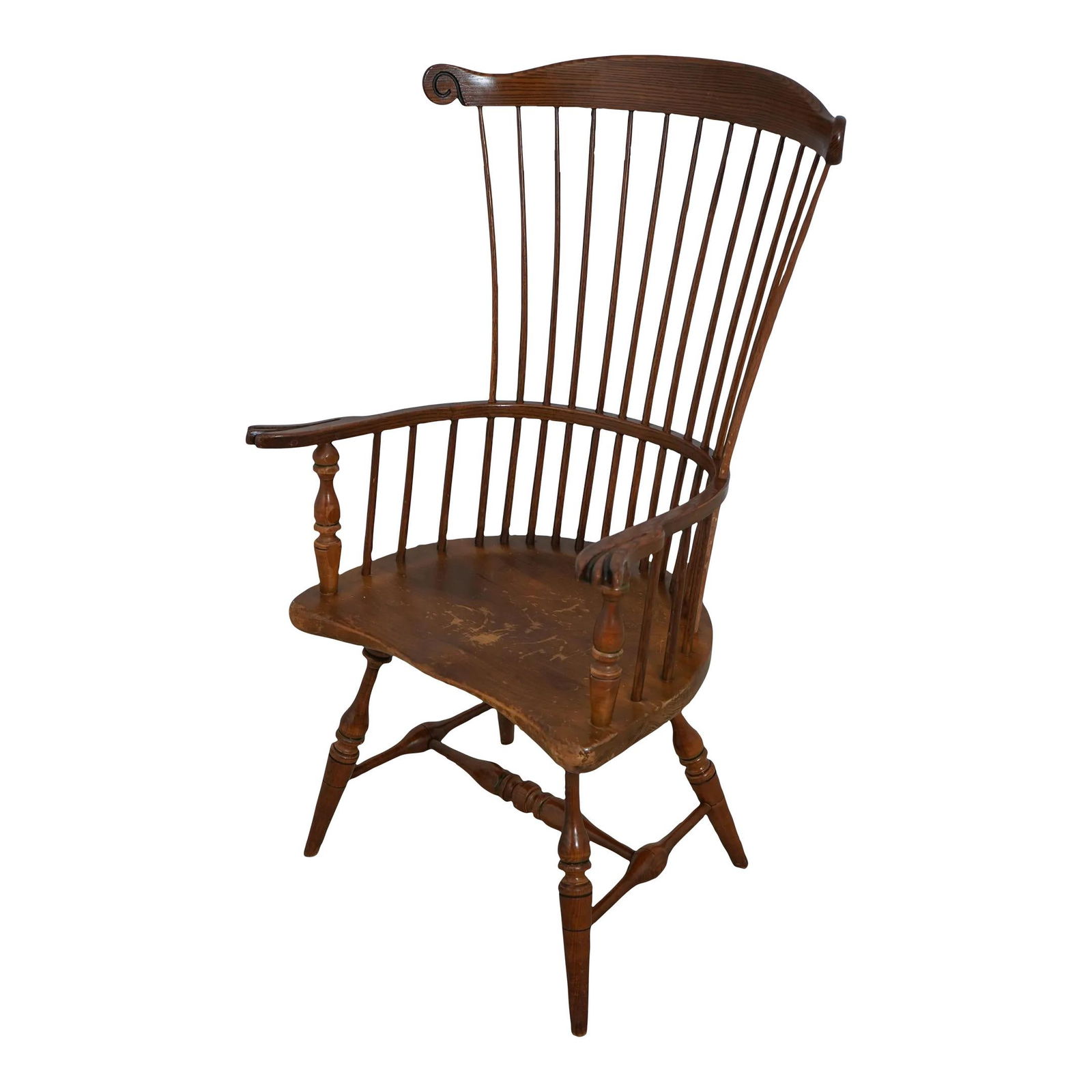 Frederick Duckloe High Back Windsor Armchair Oak Maple Vintage 40 Years Old (1 of 10)