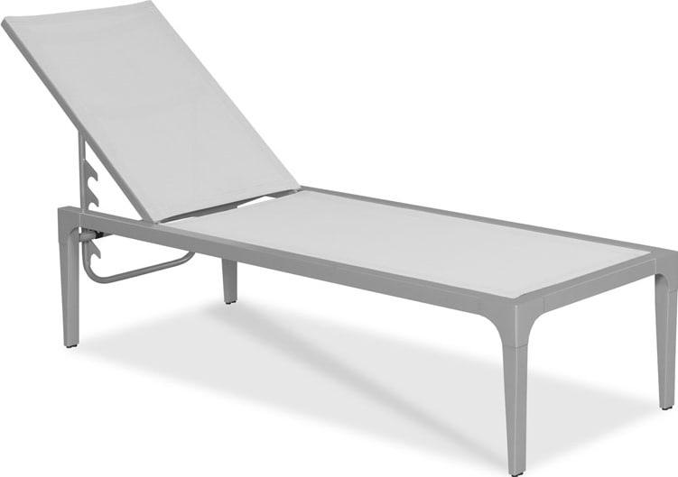 Woodbridge Amalfi Metal Chaise Lounge Art Deco Style 42H 25W 78D (1 of 9)