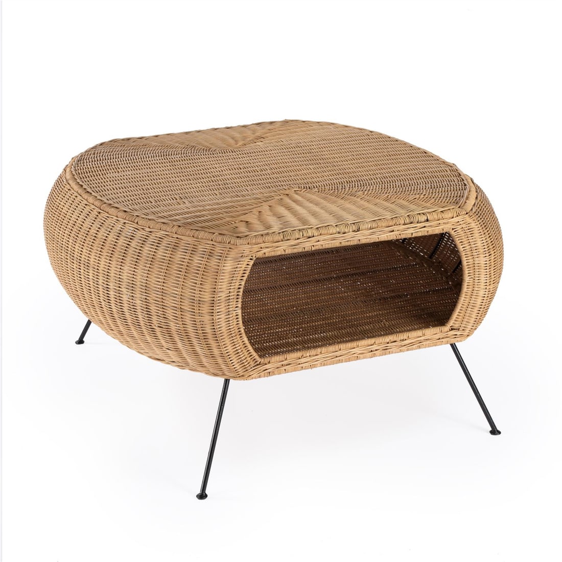 Butler Coralitta Natural Rattan Coastal Coffee Table 20H 37.5W 34.5D (1 of 7)