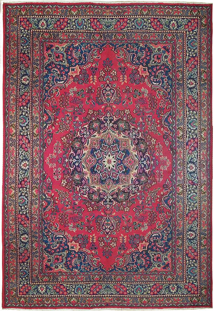 Persian Mashad Khorasan Rug 6.6 x 9.7 Premium Quality (1 of 7)