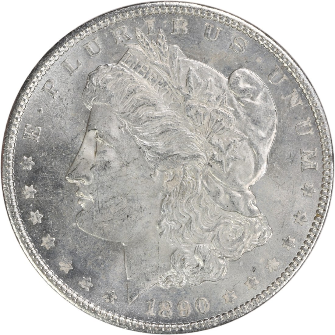 1890 Morgan Silver Dollar Choice BU Uncertified Silver Coin (1 of 2)