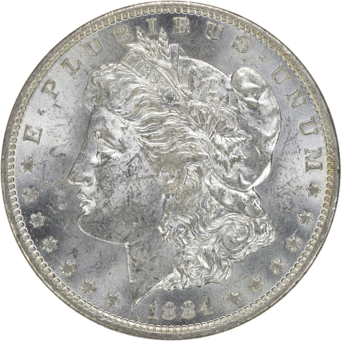 1884-O Morgan Silver Dollar BU Uncertified Silver Coin (1 of 2)