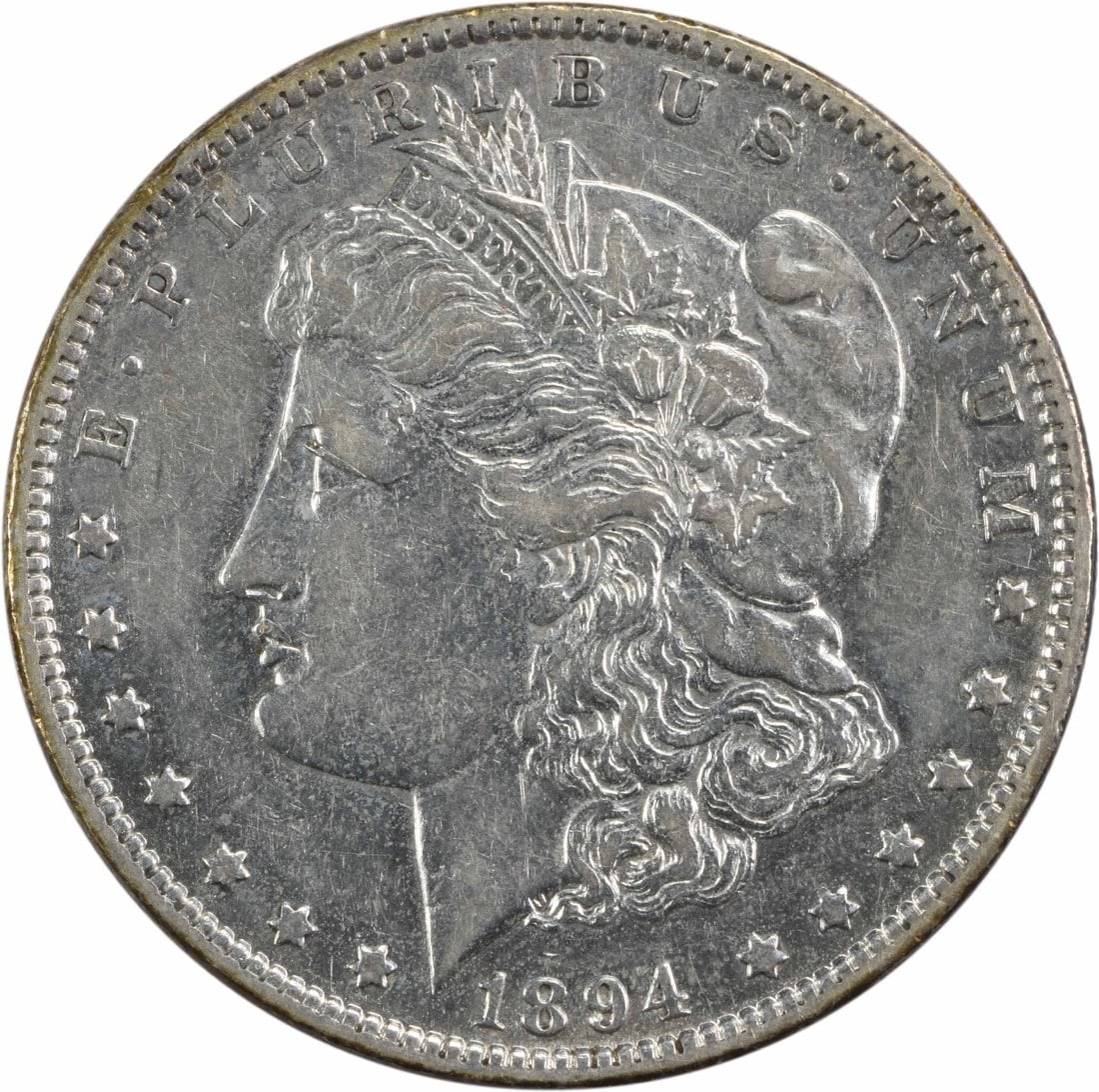 1894 Morgan Silver Dollar AU Uncertified Philadelphia Mint Coin (1 of 2)