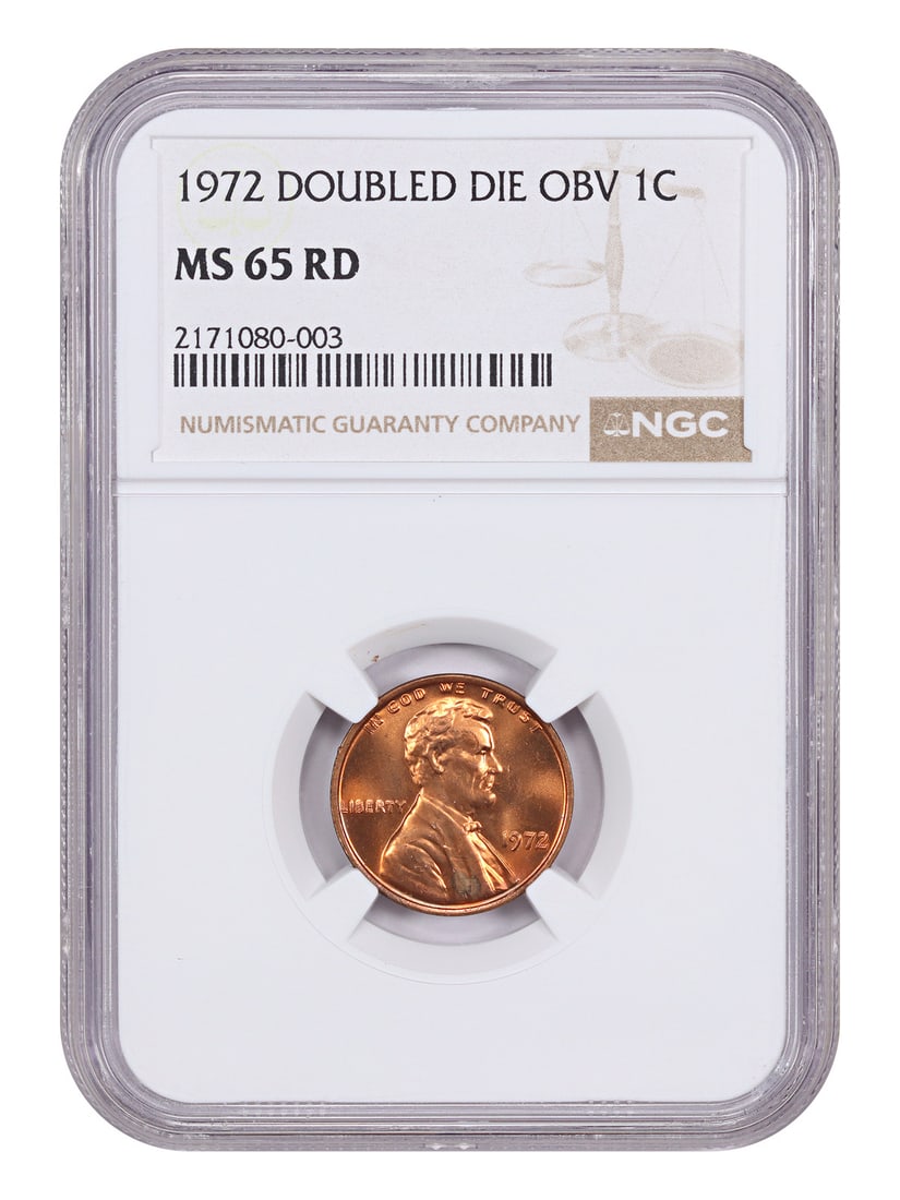 Lincoln Cent 1972 Doubled Die Obverse NGC MS65RD Certified 1C Coin (1 of 4)
