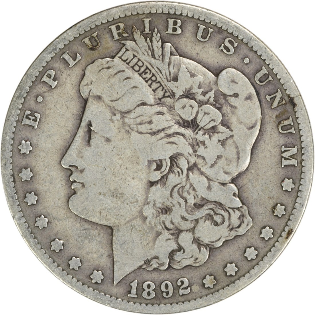 1892-S Morgan Silver Dollar VG by George T. Morgan (1 of 2)