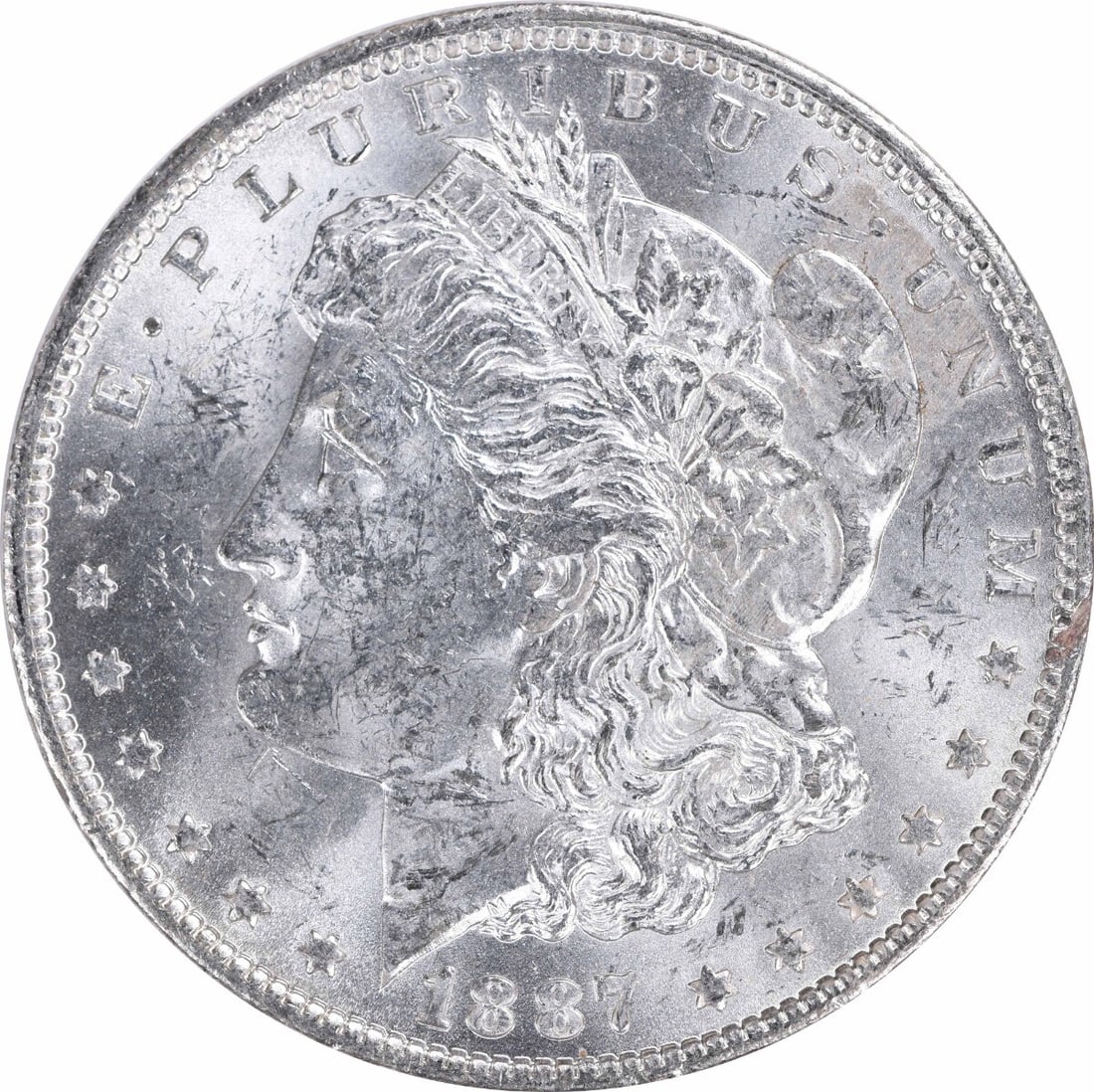 1887-O Morgan Silver Dollar Brilliant Uncirculated Uncertified (1 of 2)