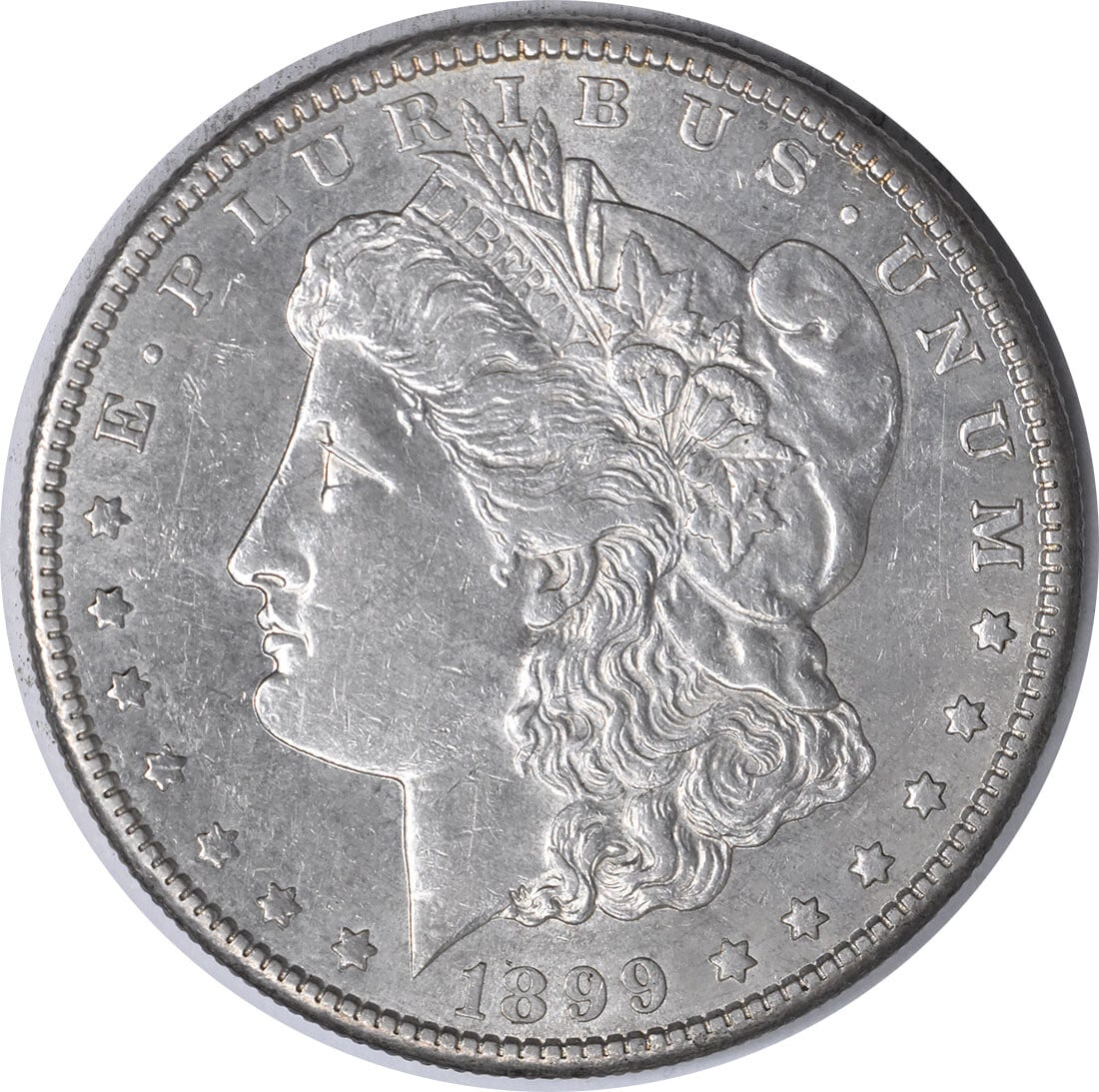 1899-S Morgan Silver Dollar AU Uncertified Coin by George T. Morgan (1 of 2)