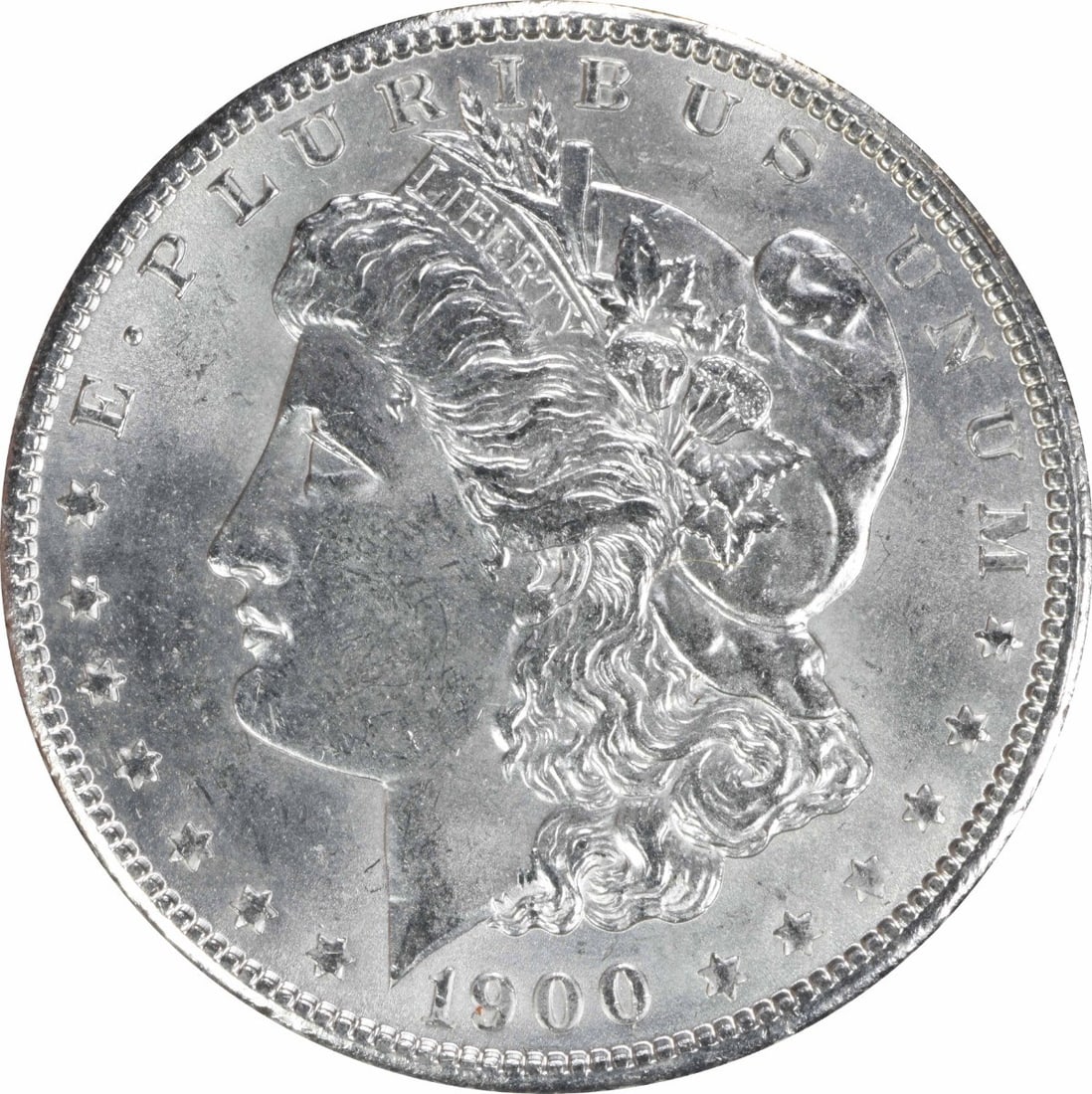 1900 Morgan Silver Dollar Choice BU Uncertified Silver Coin (1 of 2)